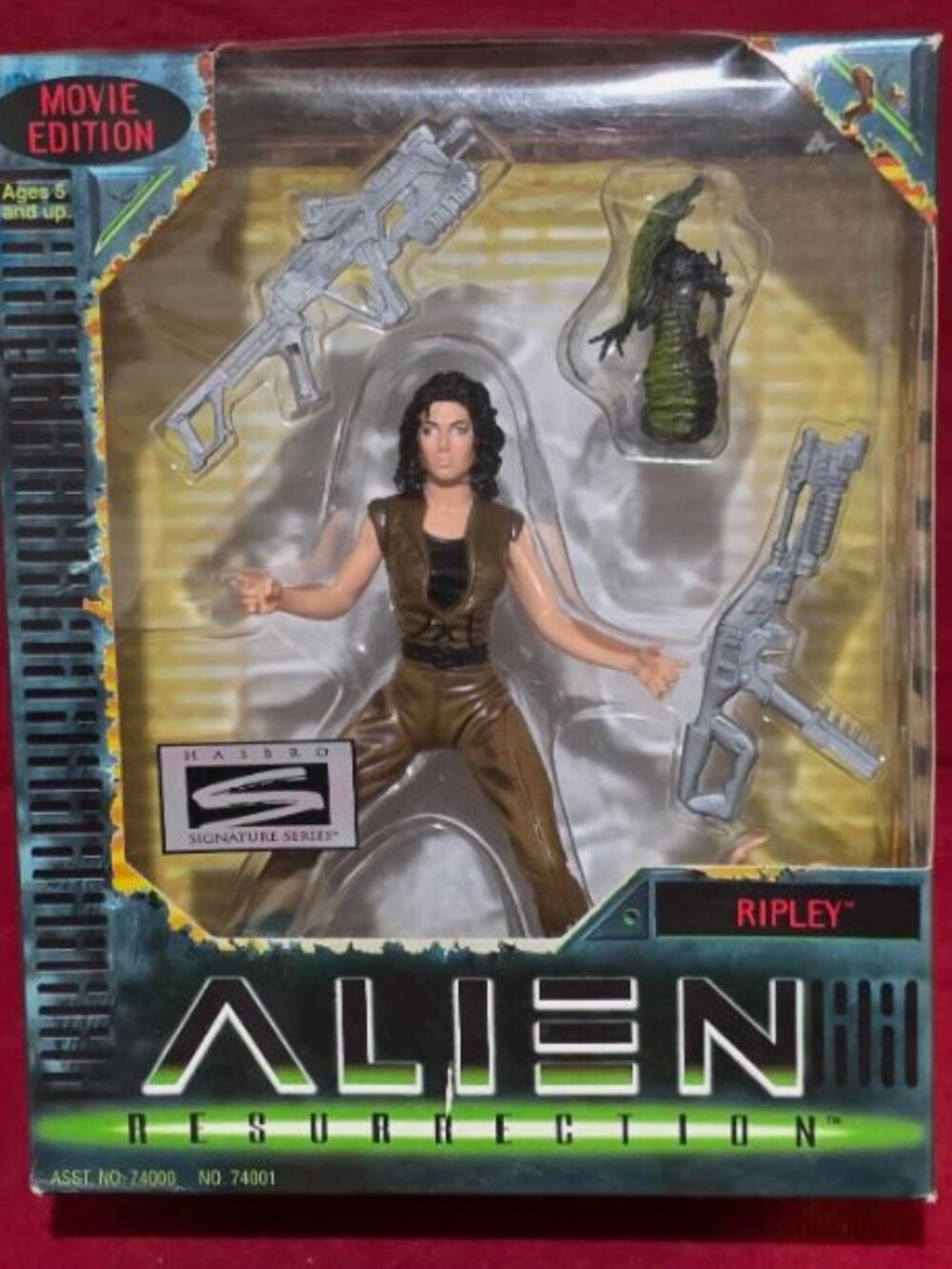 Alien Resurrection Ripley 1997 Action Figure Hasbro in orig Box Movie Edition